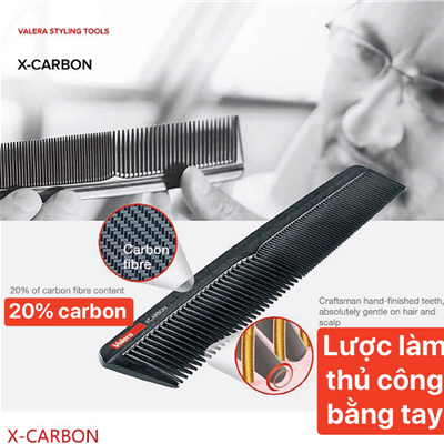 Lược cắt tóc nữ cao cấp Valera Thụy Sĩ.