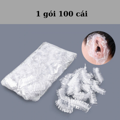 Bịt tai nilon làm tóc