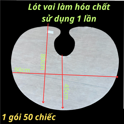 Đệm lót vai làm tóc sử dụng 1 lần